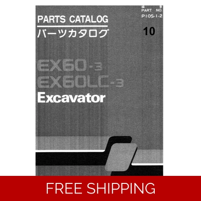 HITACHI EX60-3 PARTS MANUAL